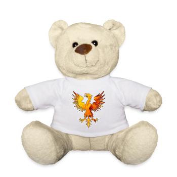 phenix on fire - Teddy Bear - white - Front