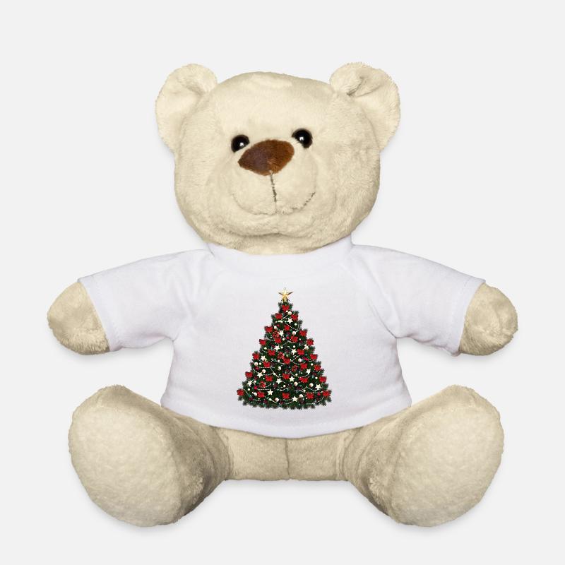 Tannenbaum - Teddy - Weiß
