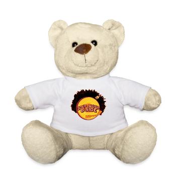 Soul Rhythms Music Sound Music Side B Afro funny - Teddy Bear - white - Front