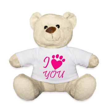 Chien chien - Nounours - blanc - Devant