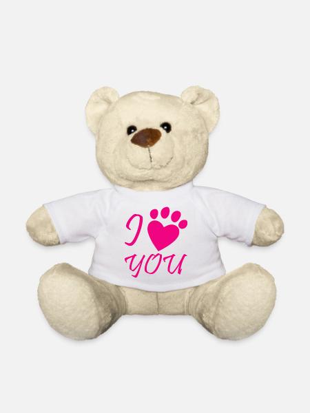 Chien chien - Nounours - blanc