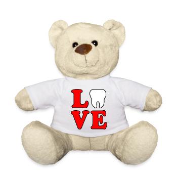 Love Teeth - Teddy Bear - white - Front