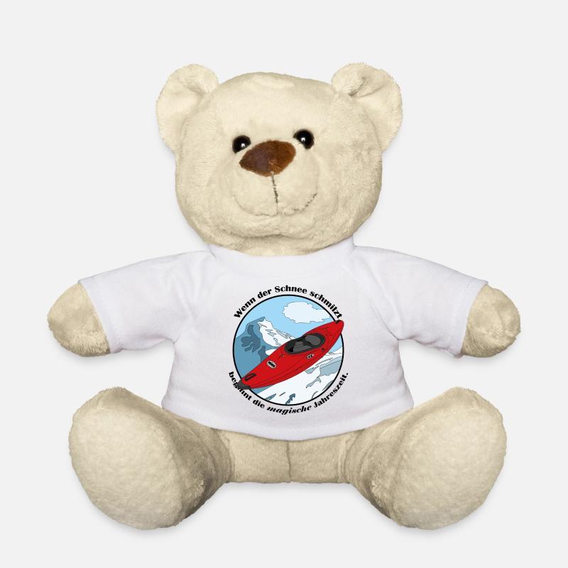 Kajak magische Jahreszeit - Teddy - Weiß