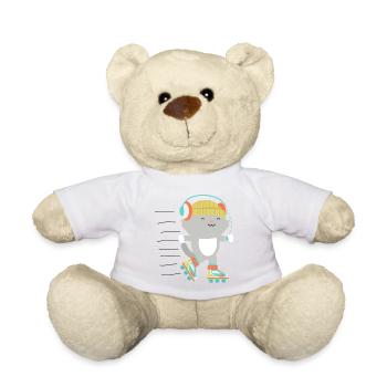 Rollschuh Mieze Katze Rollerskates Kätzchen - Teddy - Weiß - Vorne