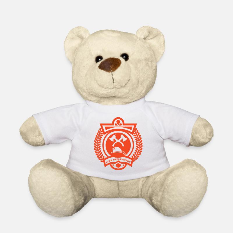 pompier - Nounours - blanc