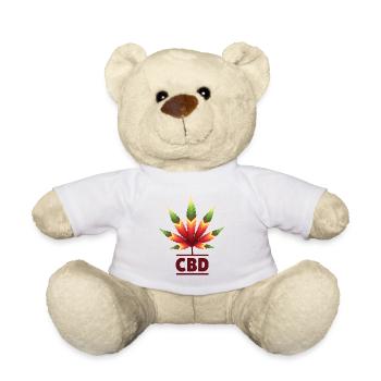 cbd blatt - Teddy - Weiß - Vorne
