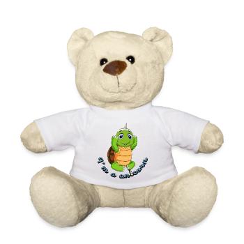 turtle unicorn toad mystical creature animal - Teddy Bear - white - Front