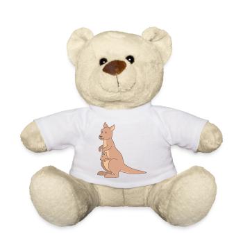 Känguru - Teddy - Weiß - Vorne