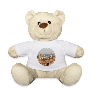 Scénario du paysage urbain de Marseille - Nounours - blanc - Devant