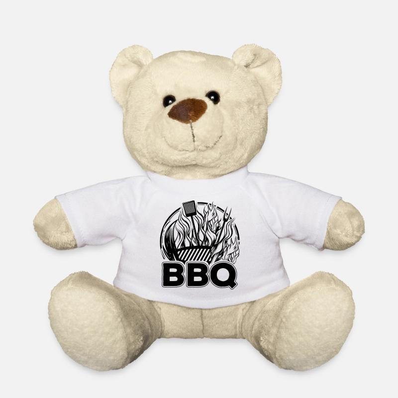 BBQ grillen Grill - Teddy - Weiß