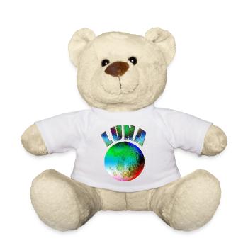 Luna Lune Arc-en-ciel - Nounours - blanc - Devant