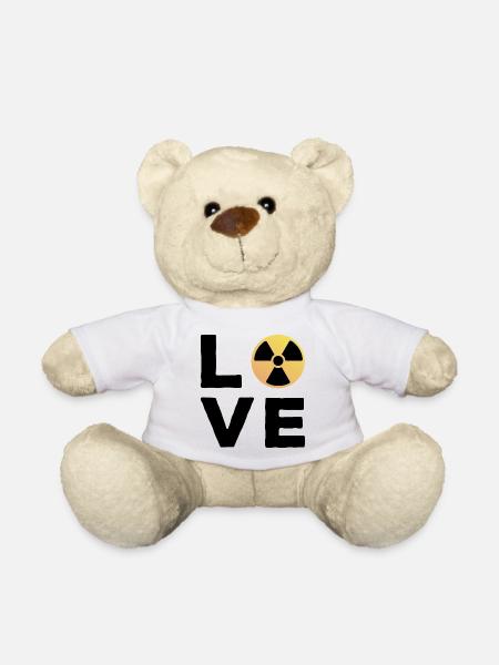 Love Cadeau Manip radio Radiologue Radiologie - Nounours - blanc