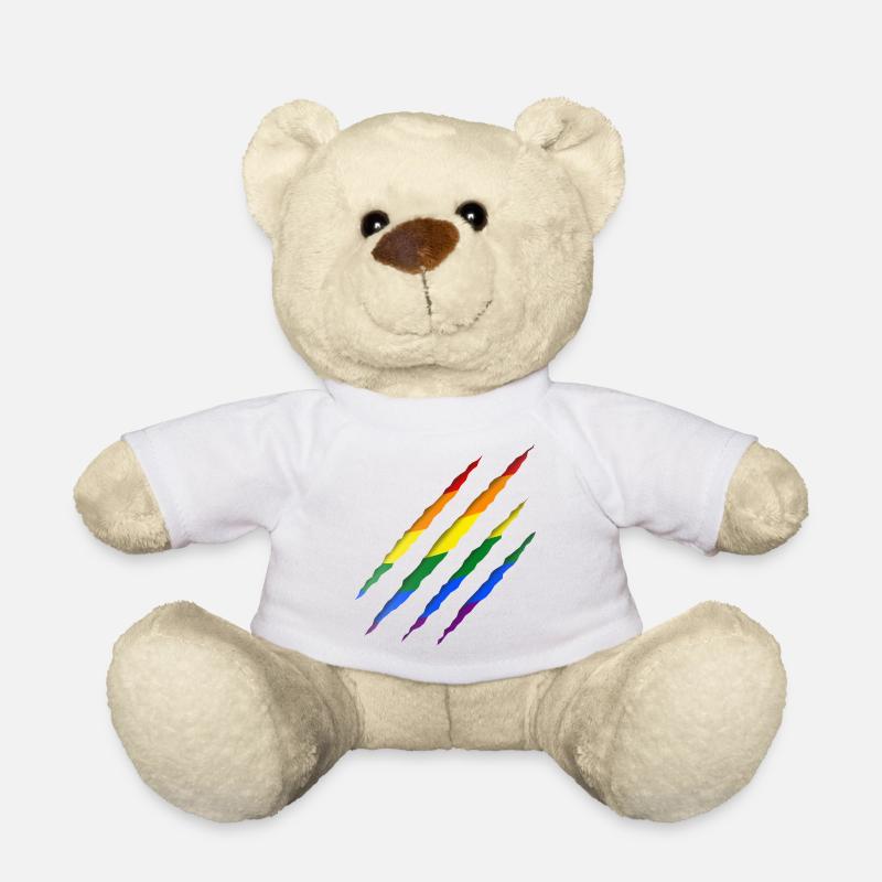 LGBTQ - Nounours - blanc