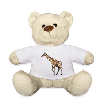 Giraffe - Teddy - Weiß - Vorne