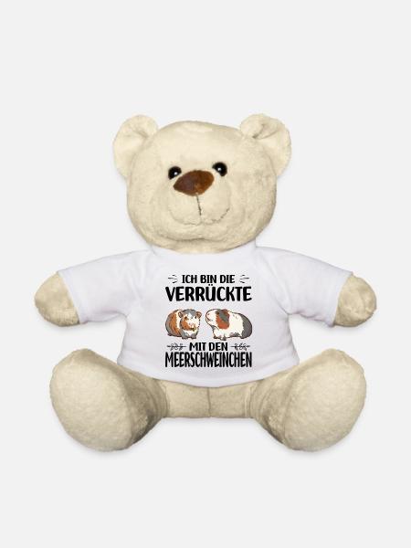 Meerschwein - Teddy - Weiß