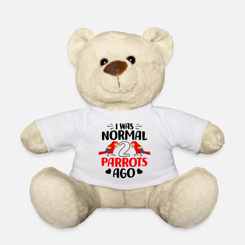 Papagei - Teddy - Weiß