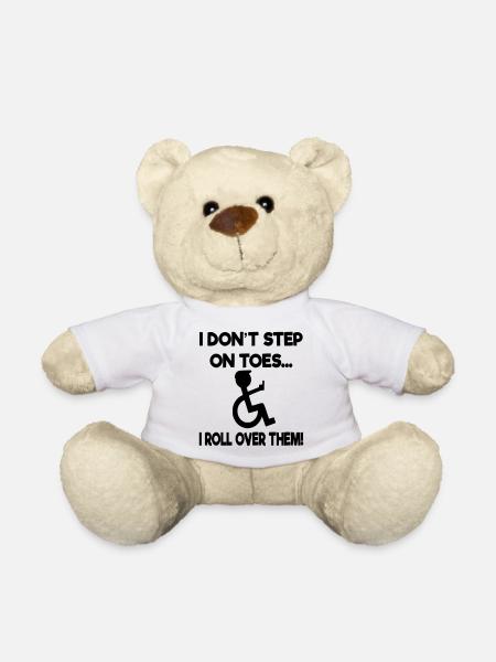 Ich werde nicht auf meinen Füßen stehen. Humor im Rollstuhl * - Teddy - Weiß