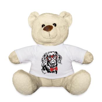 HOVAWART Brille Hunde Hund Wilsigns - Teddy - Weiß - Vorne