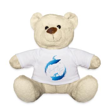 Surfing, surfing time - Teddy Bear - white - Front