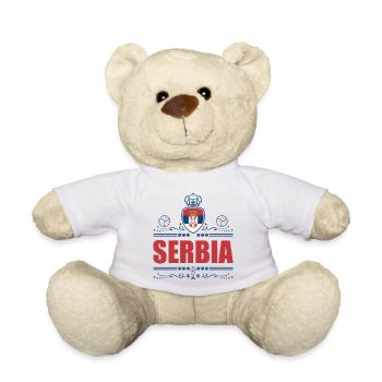 SERBIE - Nounours - blanc - Devant