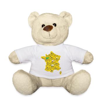 Fahrrad Fahrradfahrräder Fahrräder Frankreich Radfahrer Sport Tour - Teddy - Weiß - Vorne