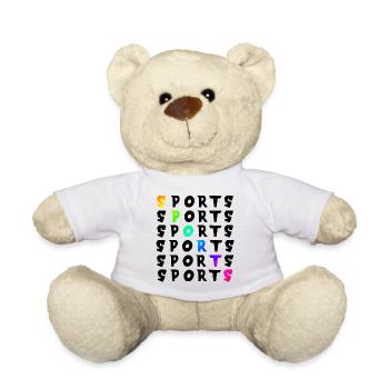 | sportive | de remise en forme | sportive coloré - Nounours - blanc - Devant