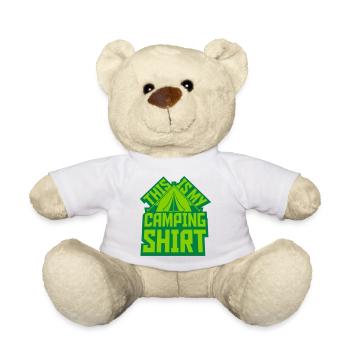 Camping Shirt Tente Extérieure - Nounours - blanc - Devant