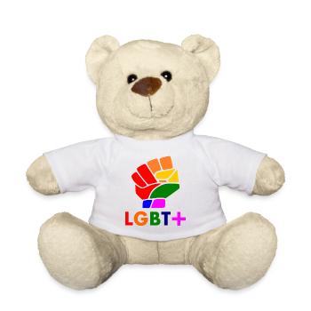 Lgbt - Nounours - blanc - Devant