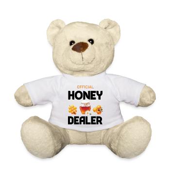 Official honey dealer gift for beekeeper humor - Nounours - blanc - Devant