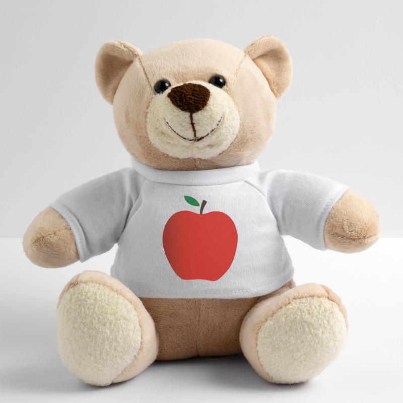 Apfel Illustration Geschenkidee Teddy