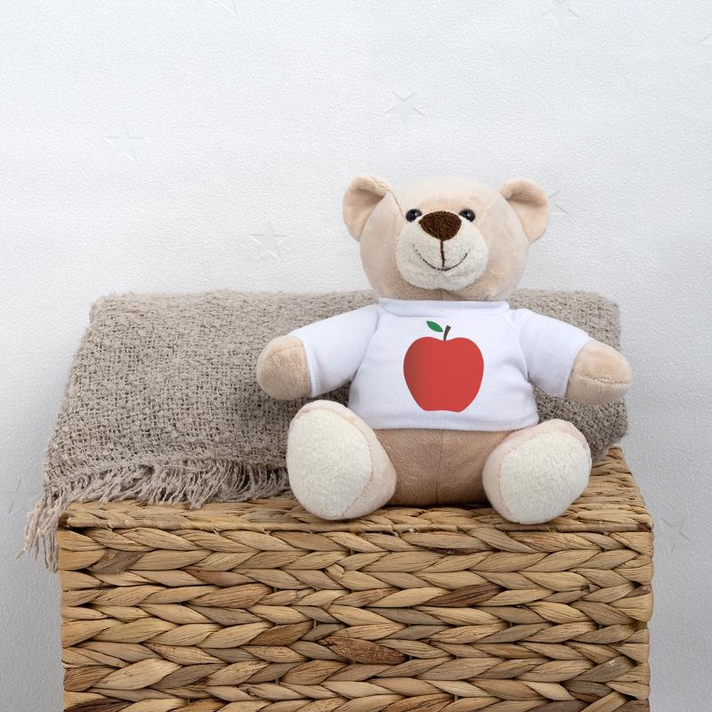Apfel Illustration Geschenkidee Teddy