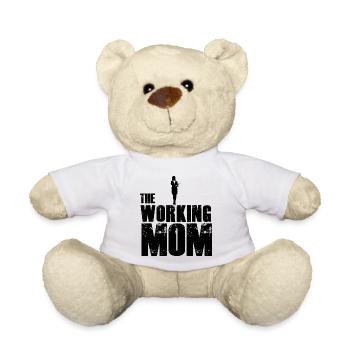 La maman qui travaille - Nounours - blanc - Devant