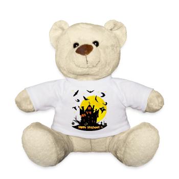 Halloween-Nacht - Teddy - Weiß - Vorne