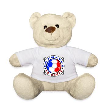 La France la coupe - Nounours - blanc - Devant