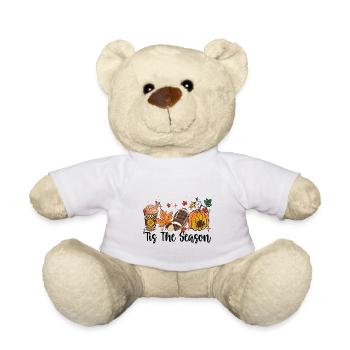 Tis the Season - Teddy Bear - white - Front