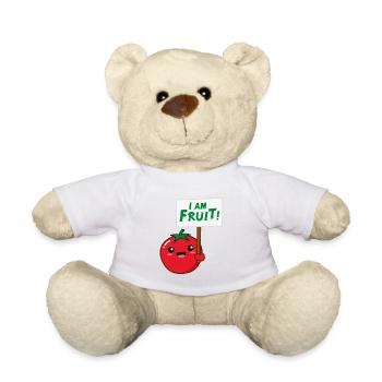 Je suis Fruit - Nounours - blanc - Devant