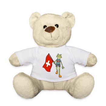 Grenouille suisse - Nounours - blanc - Devant