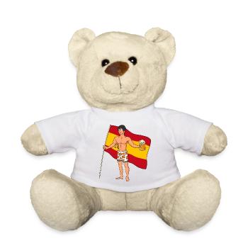 Spanischer Sexy Mann - Teddy - Weiß - Vorne