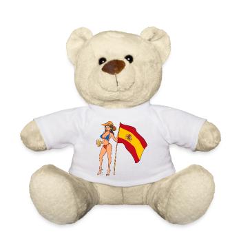 Sexy Spanierin - Teddy - Weiß - Vorne