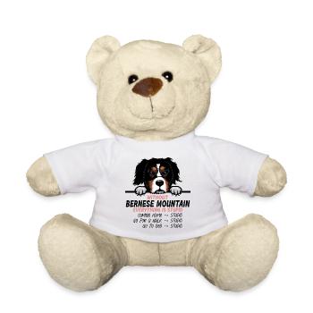Ohne Bernese Mountain ist alles doof - Teddy - Weiß - Vorne