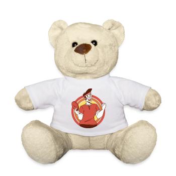 Table Tennis Pingpong Outfit Table Tennis Player - Teddy Bear - white - Front