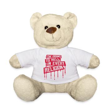 En allant en enfer - Nounours - blanc - Devant
