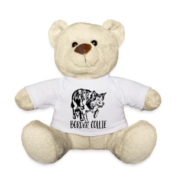 BORDER COLLIE Portrait Chiens de troupeau Chiens Wilsigns - Nounours - blanc - Devant
