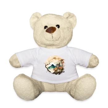 Paysage d’anime - Nounours - blanc - Devant