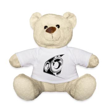 gtr skyline symbol cars car light symbol icon - Teddy Bear - white - Front