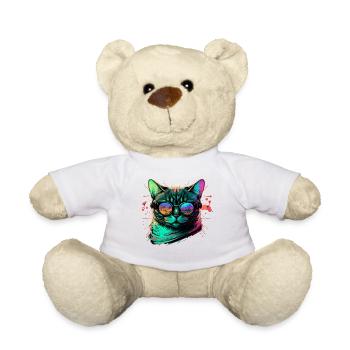 Rave Katze - Teddy - Weiß - Vorne
