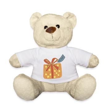 Cadeau - Nounours - blanc - Devant