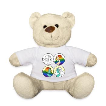 Elle - Nounours - blanc - Devant