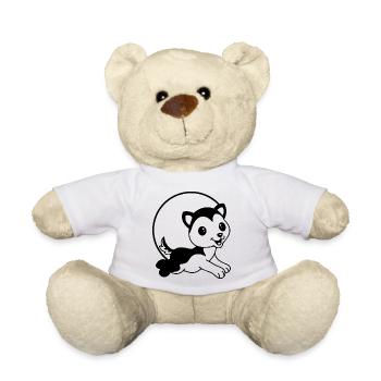 CHIEN CHAT ANIMAL DE COMPAGNIE - Nounours - blanc - Devant