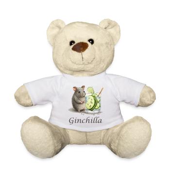 Süßes Chinchilla für Ginliebhaber - Teddy - Weiß - Vorne